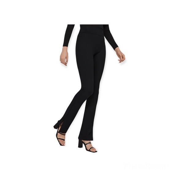 Suzy Shier Slit Hem Flare Leg Pants | NWOT - Picture 1 of 8